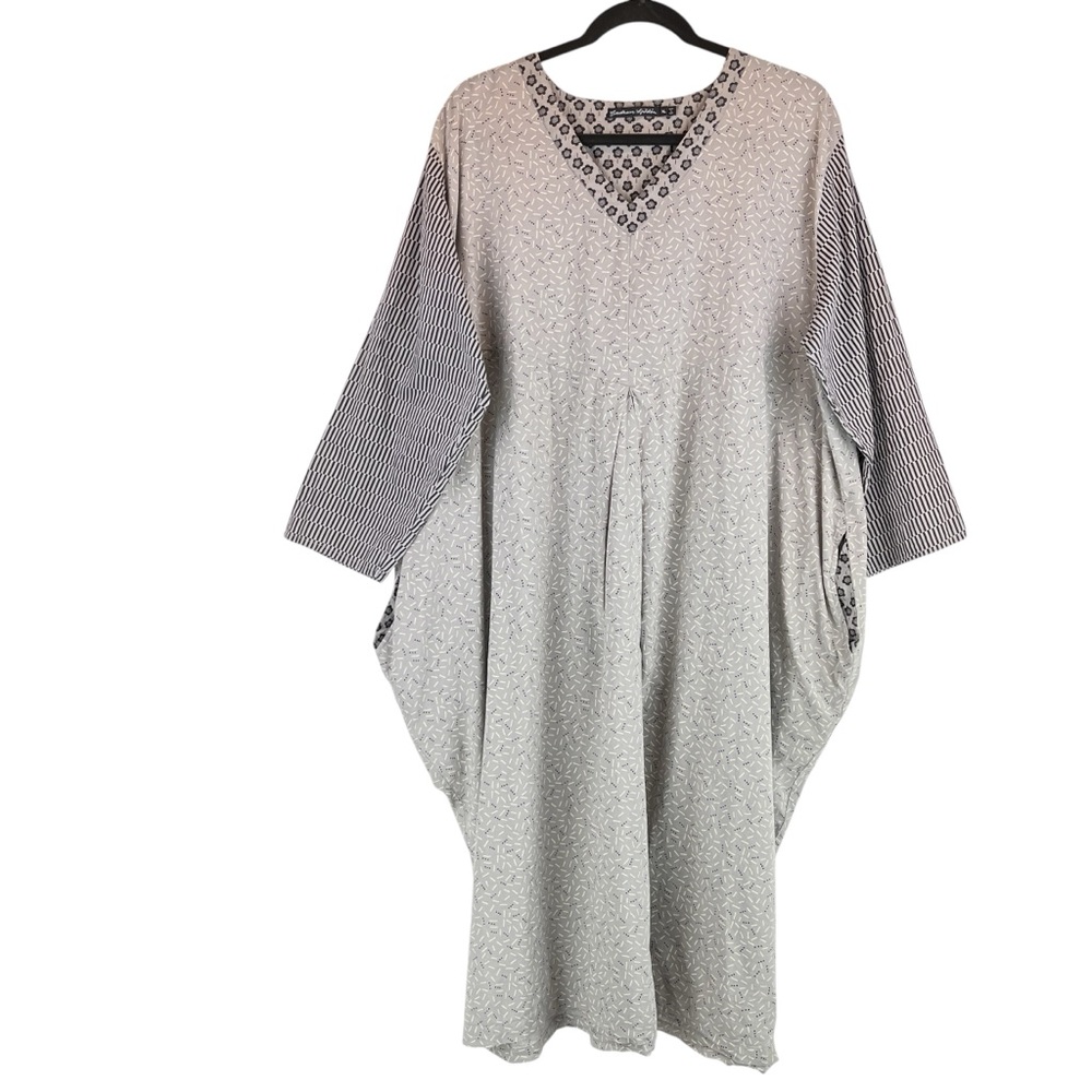Gudrun Sjoden Black and White Midi Dress